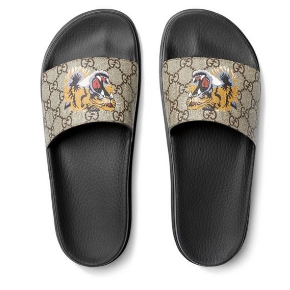 Faux Gucci Supreme St. Tiger slides (MENS)